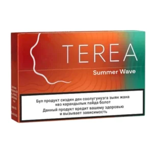 Terea Summer Wave özel paket tasarımı ve ferahlatıcı aroma içeriği.